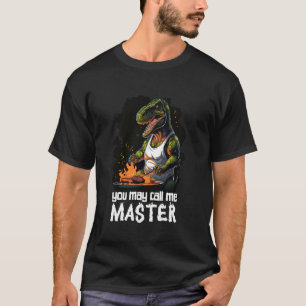 Du kannst mich Master, Dino mit Grill für Grillm n T-Shirt