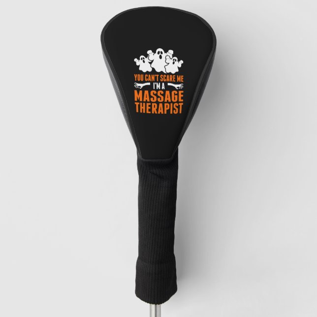 Du kannst mich nicht als Massagetherapeutin behand Golf Headcover (Vorderseite)