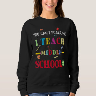 Du kannst mich nicht erschrecken, ich unterrichte sweatshirt