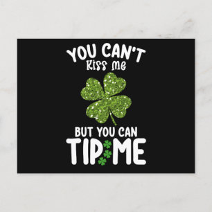 Du kannst mich nicht küssen, aber du kannst mir St Postkarte