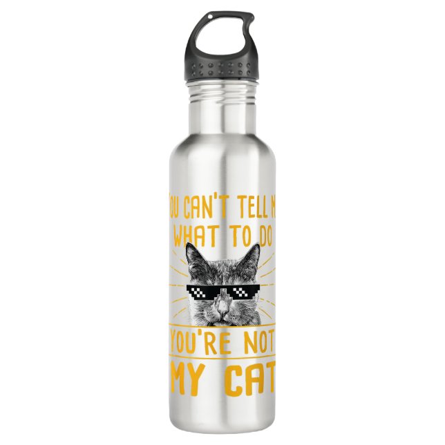 Du kannst mir nicht sagen, was ich tun soll - Funn Edelstahlflasche (Vorderseite)