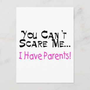 Du kannst mir nichts ausmachen, dass ich Eltern ha Postkarte