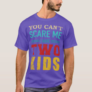 Du kannst nicht, dass ich 2 Kinder Vintage Retro T-Shirt