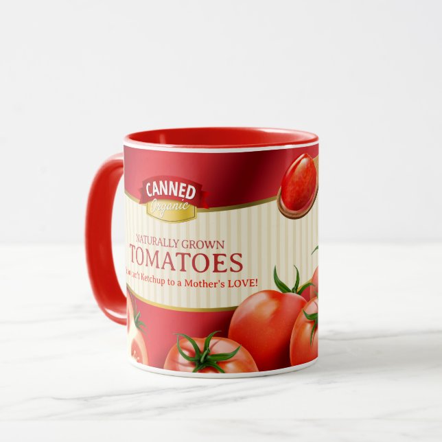 Du kannst nicht den Tomaten einer Mutter Liebe fol Tasse (Vorderseite Links)
