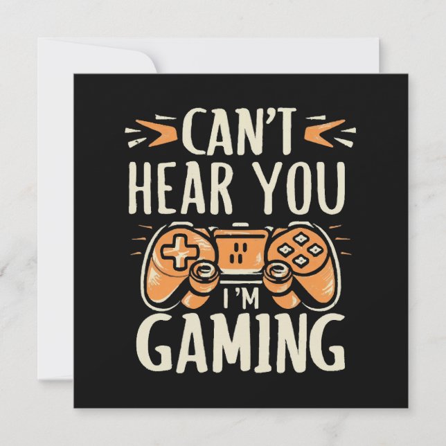 Du kannst nicht hören, dass ich spiele (Vorderseite)