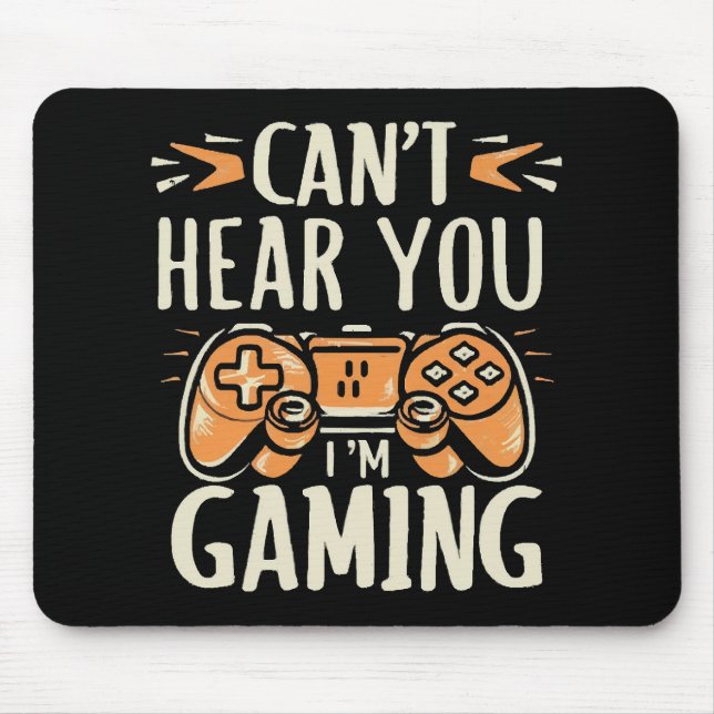 Du kannst nicht hören, dass ich spiele mousepad (Vorne)