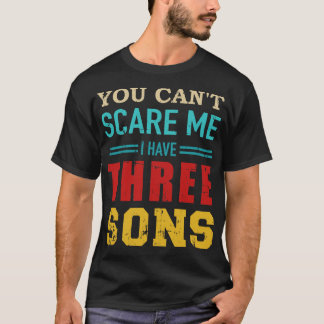 Du kannst nicht ich 3 Söhne Vintag Retro T-Shirt