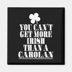 Du kannst nicht irischer sein als Carolan St. Patr Magnet