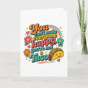 "Du kannst nicht jeden glücklich machen, du bist k Karte