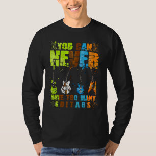 Du kannst nie zu viele Gitarren-Musik-GIF haben T-Shirt