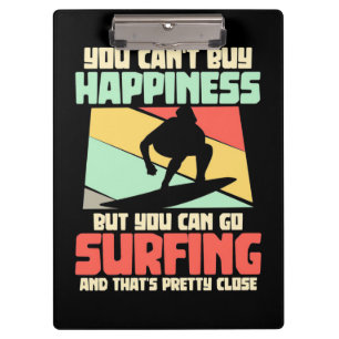 Du kannst surfen gehen klemmbrett