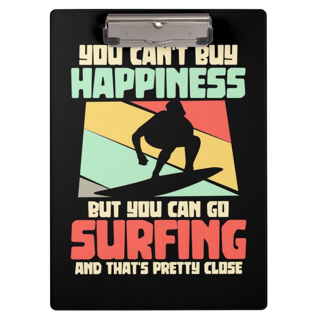 Du kannst surfen gehen klemmbrett (Vorderseite)