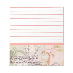 Du kanntest mich notizblock