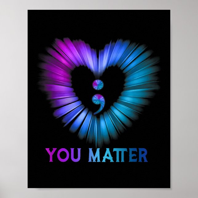Du Keine Geschichte Sollte Enden Zu Früh Suizidbew Poster (Vorne)
