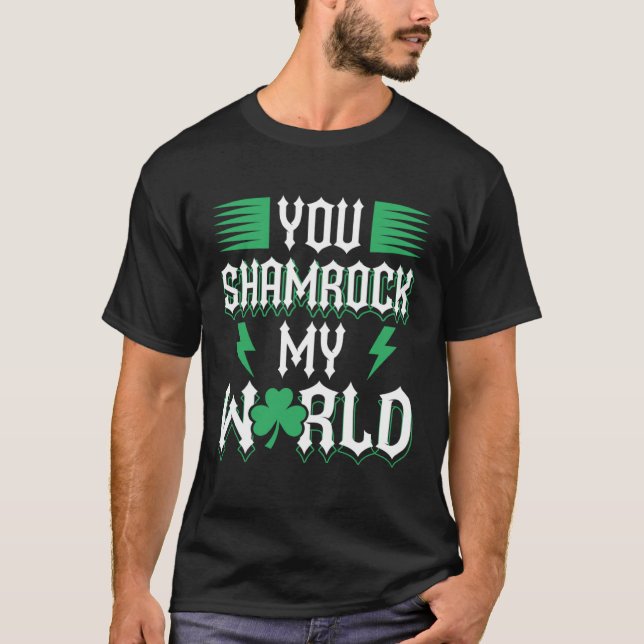Du Kleeblatt meinen St Patricks-Welttag T-Shirt (Vorderseite)