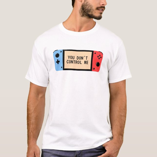 Du Kontrolle mich nicht — T-Shirt für Retro-Spiele (Vorderseite)
