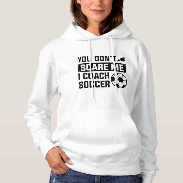 Du kümmerst dich nicht darum, dass ich Fußball tra Hoodie (Vorderseite)