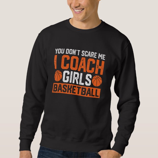 Du kümmerst mich nicht, dass ich Mädchen Basketbal Sweatshirt (Vorderseite)