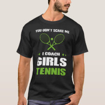 Du kümmerst mich nicht, dass ich Mädchen Tennis tr
