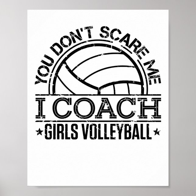 Du kümmerst mich nicht, dass ich Mädchen Volleybal Poster (Vorne)