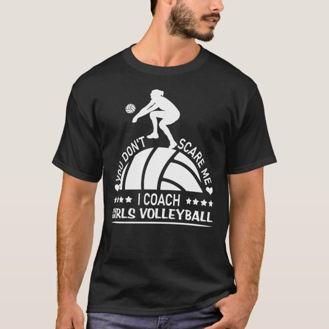 Du kümmerst mich nicht, dass ich Mädchen Volleybal T-Shirt (Vorderseite)