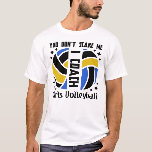 Du kümmerst mich nicht, dass ich Mädchen Volleybal T-Shirt (Vorderseite)
