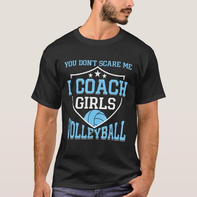 Du kümmerst mich nicht, dass ich Mädchen Volleybal T-Shirt (Vorderseite)