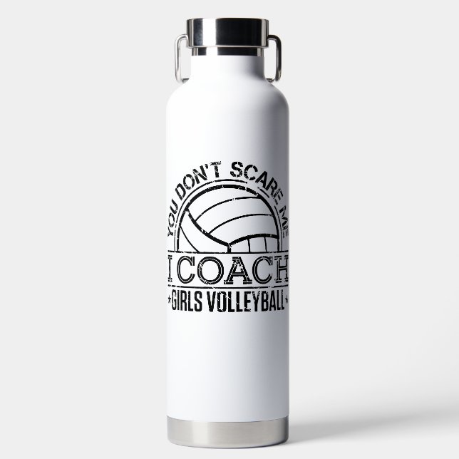 Du kümmerst mich nicht, dass ich Mädchen Volleybal Trinkflasche (Vorderseite)