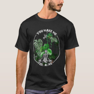 Du Lässt Mich Mich Lebendig Fühlen Halloween Toten T-Shirt
