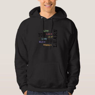 Du Lebst Liebe Weinst Verlierst Bluten Schrei Du L Hoodie