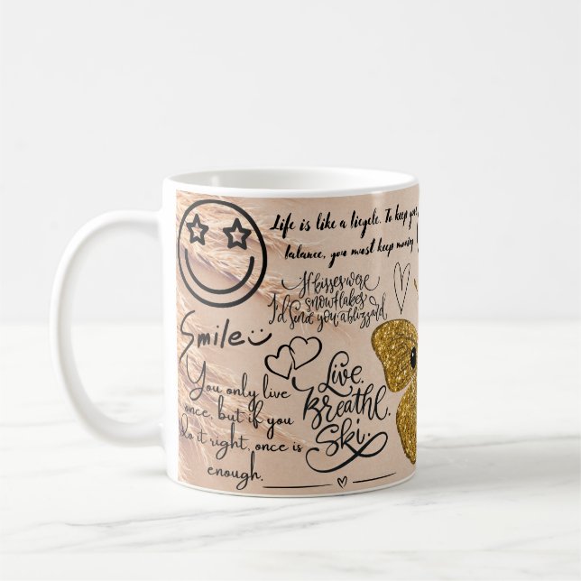 DU LEBST NUR EINMAL KAFFEETASSE (Links)