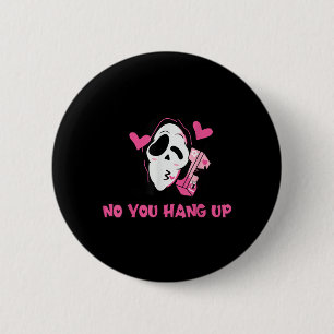 Du legst zuerst auf Geist Halloween lustige Männer Button