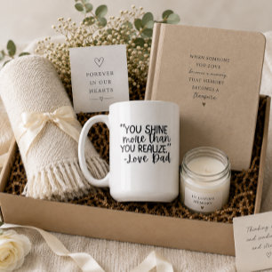 „Du leuchtest mehr, als du erkennst – In Liebe, Da Kaffeetasse