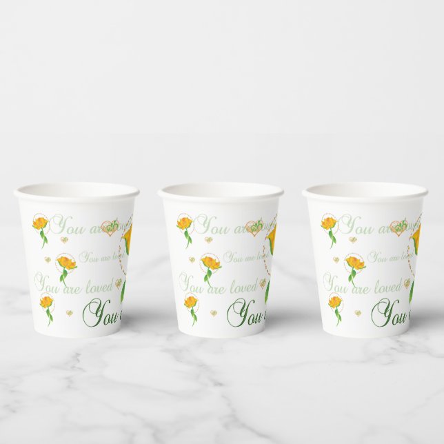 Du liebst die Papiertasse Pappbecher (Multi)