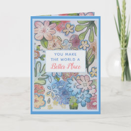 Du machst die Welt besser dank deiner Karte