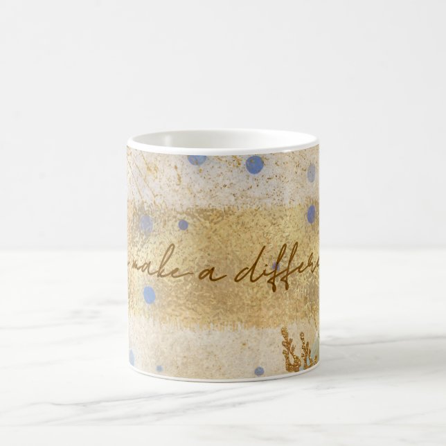 Du machst einen Unterschied Kaffeetasse (Mittel)