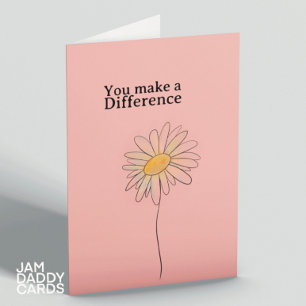 Du machst einen Unterschied Karte