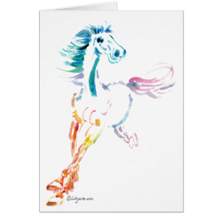 Du machst mein Herz Gallop- Regenbogen-Romping-Pfe
