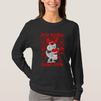 Du machst mein Herz saur Süßer Rex Dinosaurier Val T-Shirt