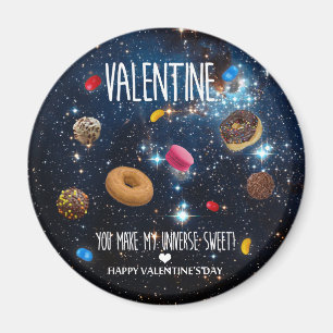 Du machst mein Universum süßer Valentinstag Magnet