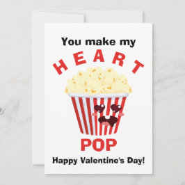 Du machst meinen POP Popcorn Valentinstag Feiertagskarte
