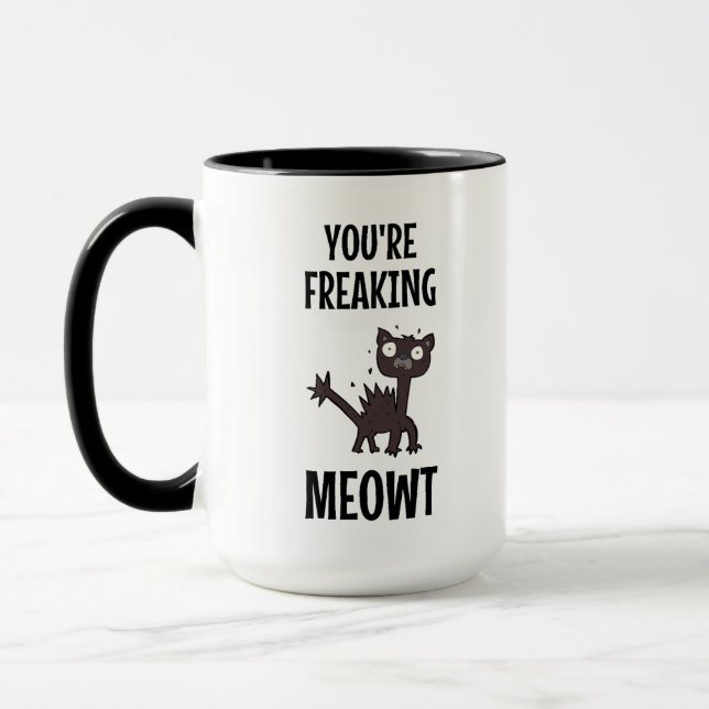 Du machst Meowt-Tasse aus Tasse (Links)