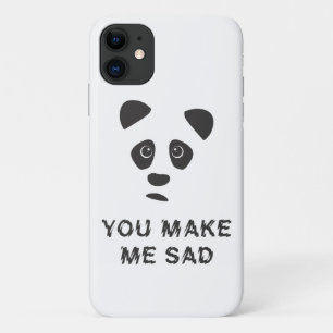 Du machst mich traurig. Trauriger Panda. Case-Mate iPhone Hülle