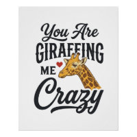 Du machst mich verrückt, lustiges Giraffen-Shirt_1