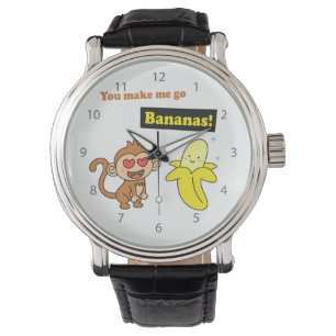 Du machst mich verrückt nach Bananen, Süße Liebe H Armbanduhr