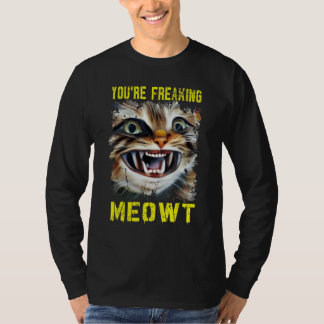 Du machst mich völlig verrückt Katzenlady-Pun Katz T-Shirt