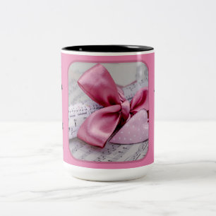 Du machst mir das Herz zwei Tone-Tasse singen Zweifarbige Tasse