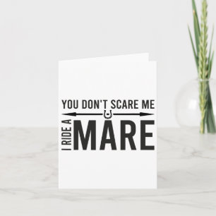 Du machst mir nichts aus, dass ich eine Mare-Funny Karte