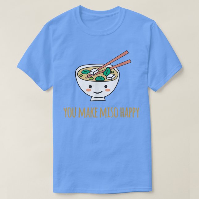 Du machst Miso glücklichen japanischen Valentinsta T-Shirt (Design vorne)