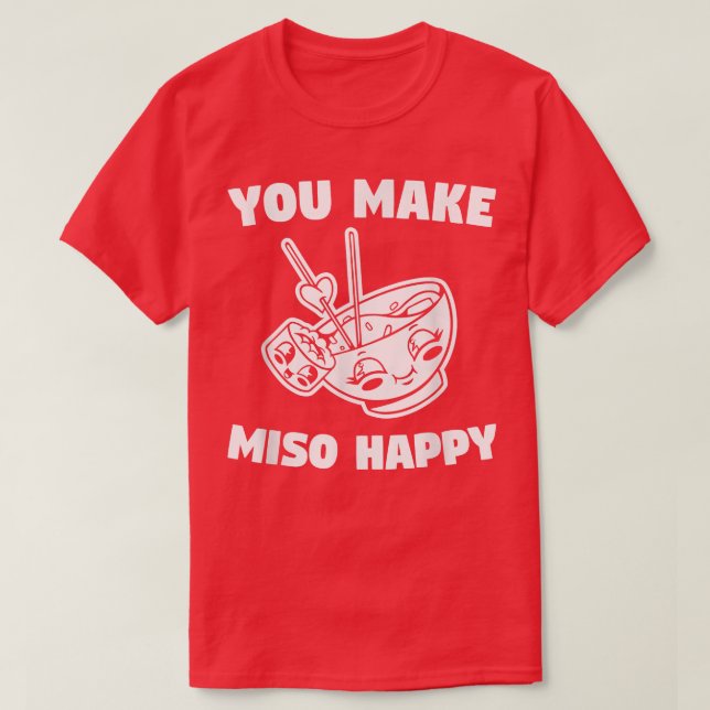 Du machst Miso Happy Wedding Vorschlag Brid T-Shirt (Design vorne)